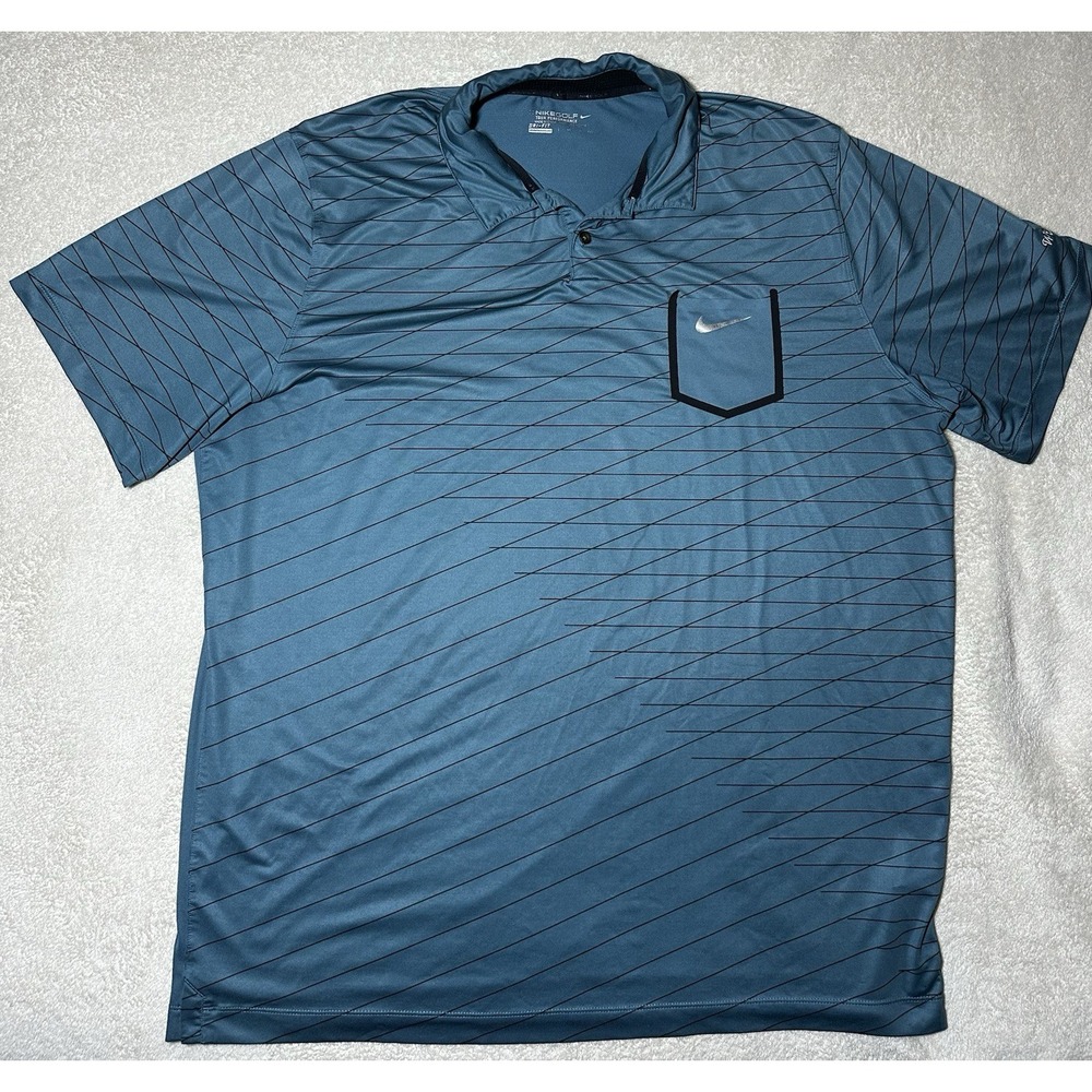 Nike Golf Shirt Mens Size XXL Dri-fit Minor Defects